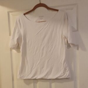 Banana Republic Classic White Short Sleeve Tee